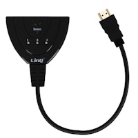 Hub multipuerto de HDMI macho a 3 puertos hembra de Full HD - Negro