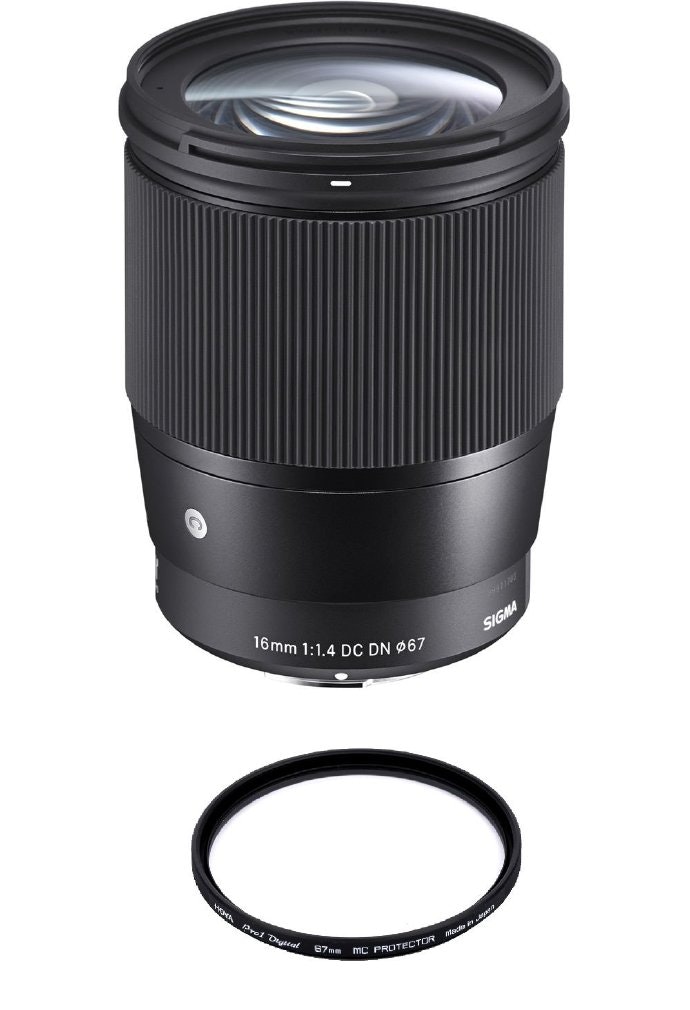 Sigma SIGMA 16MM F1.4 DC DN - SONY + HOYA 67mm PRO 1D Protector