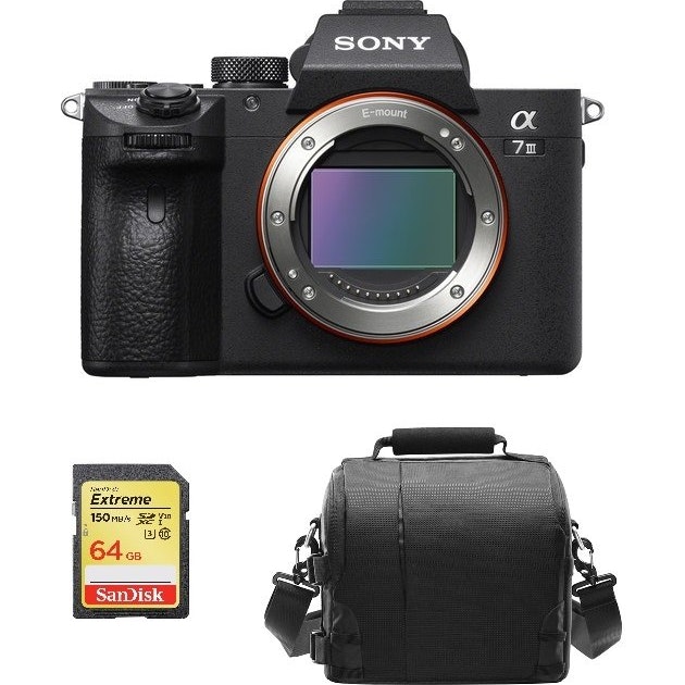 Sony SONY A7 III Cuerpo + Tarjeta SD de 64GB + Bolsa de