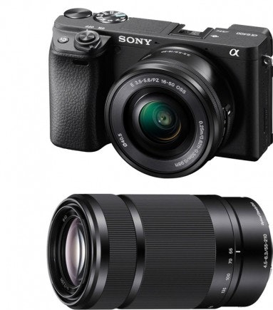 Sony Alpha 6400 Cuerpo Negro + SEL E PZ 16-50 mm f/3,5-