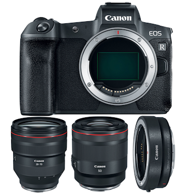 Canon EOS R + RF 28-70mm f/2L USM + RF 50mm f/1.2L USM +