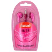 Maxell Auriculares boton EB-98 pink