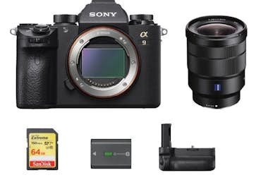 Nikon SONY A9 + SEL 16-35MM F4 ZA OSS + Tarjeta SD de 64