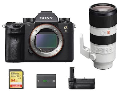 Nikon SONY A9 + SEL 70-200MM F2.8 GM OSS + Tarjeta SD de