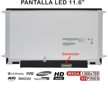 OEM PANTALLA LED DE 11.6"" PARA PORTÁTIL HP PROBOOK 11