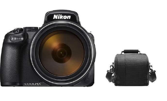 Nikon NIKON P1000 Negro + Bolsa de camara