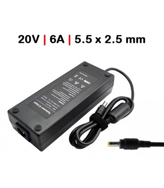 OEM CARGADOR PARA PORTÁTIL ACER 20V 6A 5.5X2.5MM