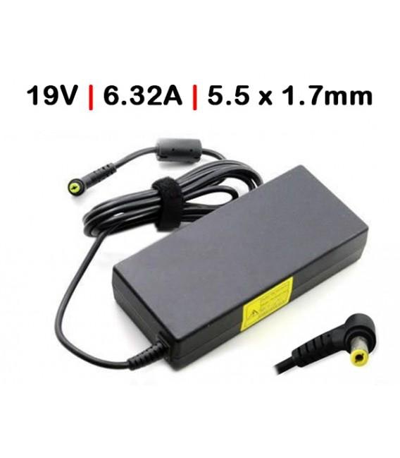 OEM CARGADOR PARA PORTÁTIL ACER 120W 19V 6.32A 5.5X1.7