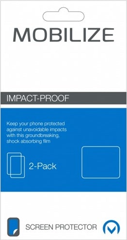 Mobilize 47283 Resistente a impactos protector de pantalla motorola e 3rd gen. pack 2 mobspipmotoe3rd ne550635985