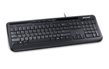 Microsoft Microsoft Wired Keyboard 600, Black teclado USB Ne