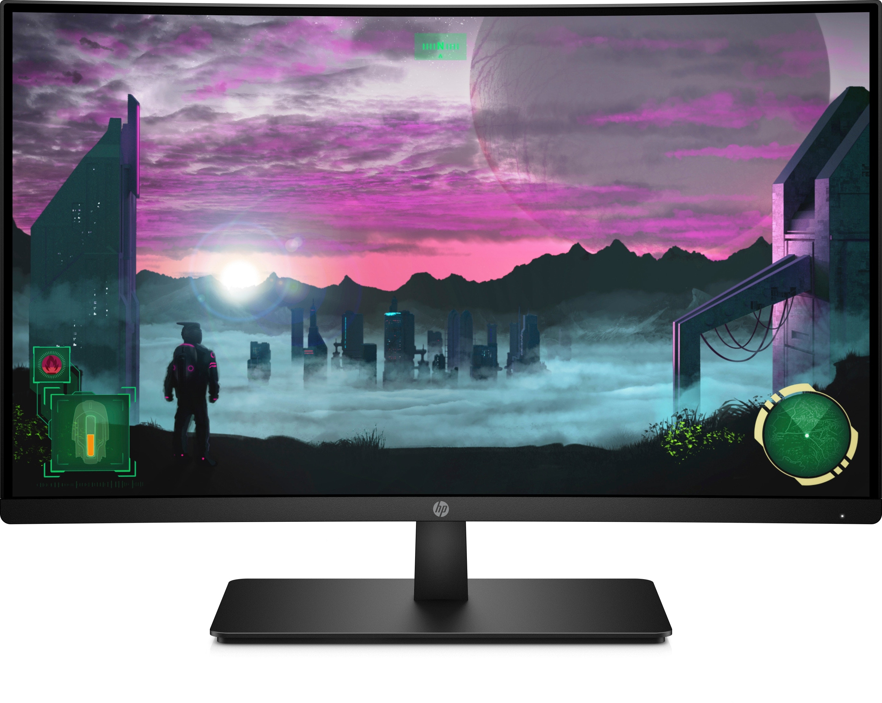 HP 27x LED display 68,6 cm (27) Full HD Plana Negro