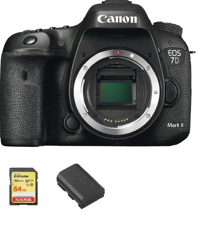 Canon CANON EOS 7D II Cuerpo + Tarjeta SD de 64 GB + LP-