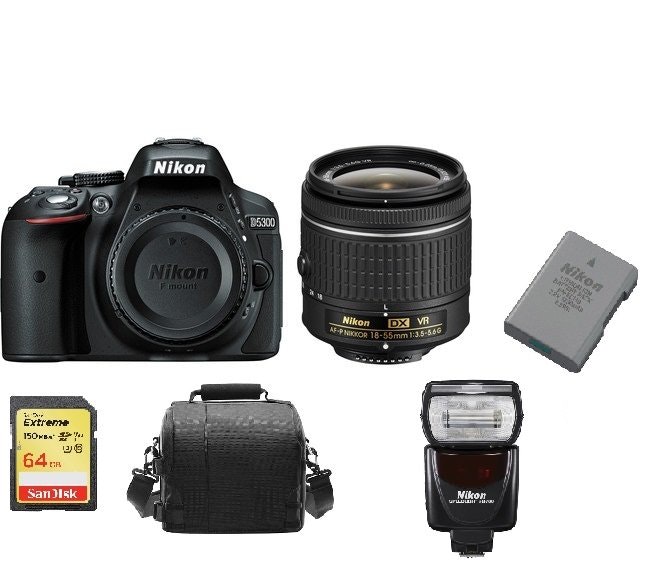 Nikon NIKON D5300 KIT AF-P 18-55MM F3.5-5.6G VR + Tarjet