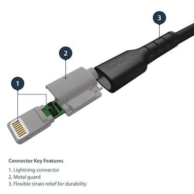 StarTech.com StarTech.com Cable de 1m USB a Lightning - Certifi