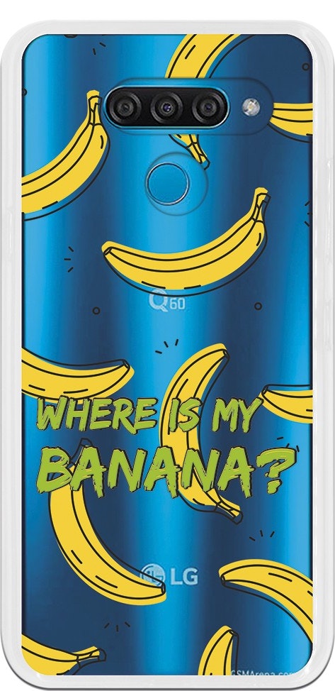 Generica Funda Dibujo Banana WP012 para Lg Q60