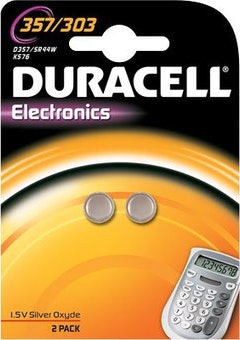 Duracell 303/357 Single-use battery SR44 Óxido de plata