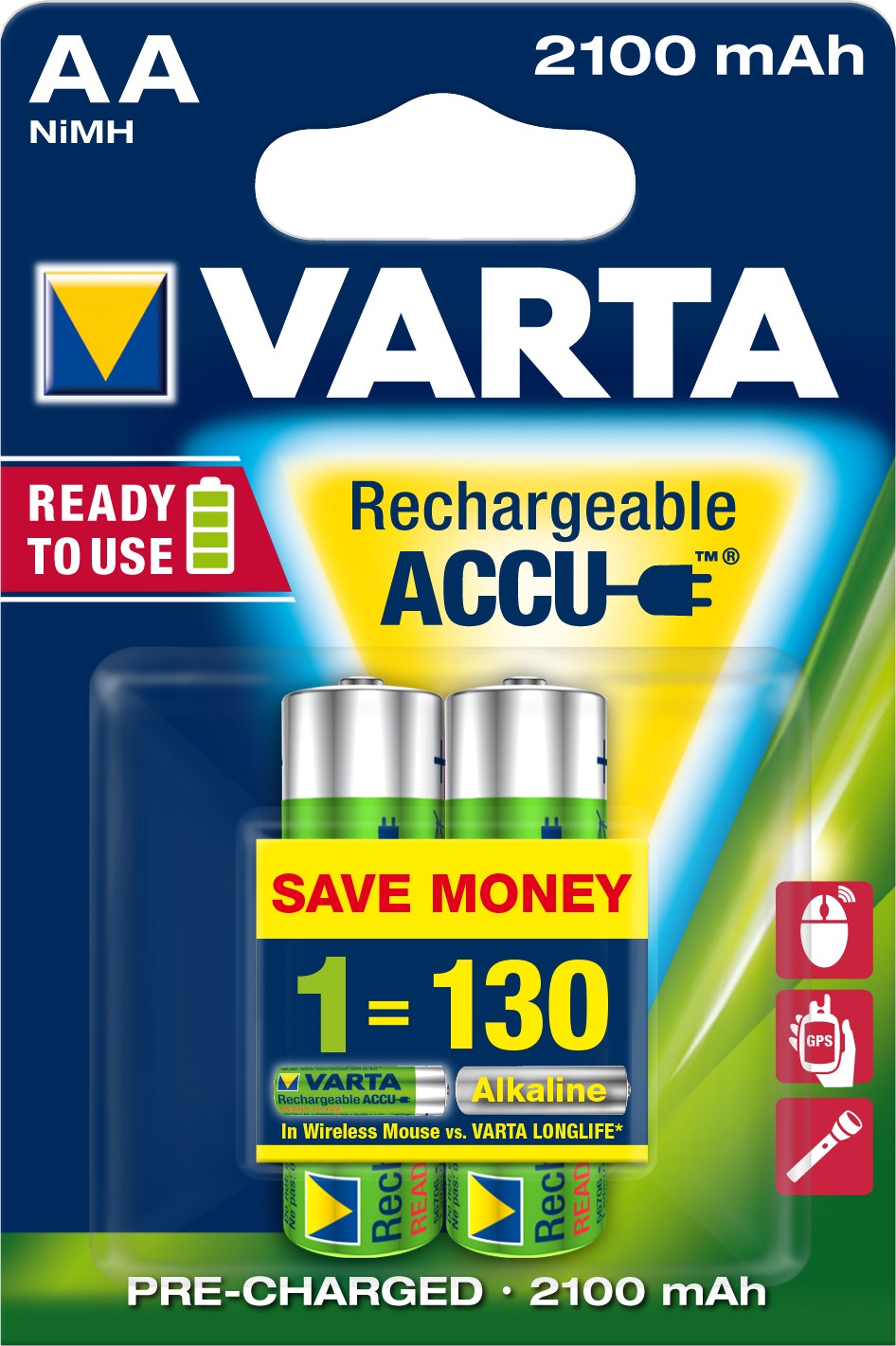 Varta Varta Longlife Batería recargable Níquel-metal hid