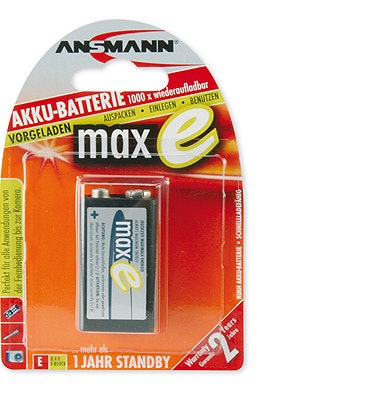 Ansmann 200mAh maxE E-Block Níquel-metal hidruro (NiMH)