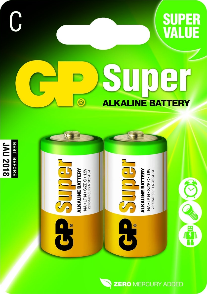 GP Batteries Super Alkaline C Single-use battery Alcalino