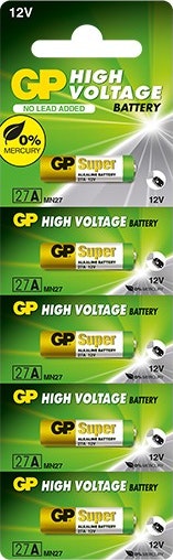 GP Batteries High Voltage 27A Single-use battery Alcalino