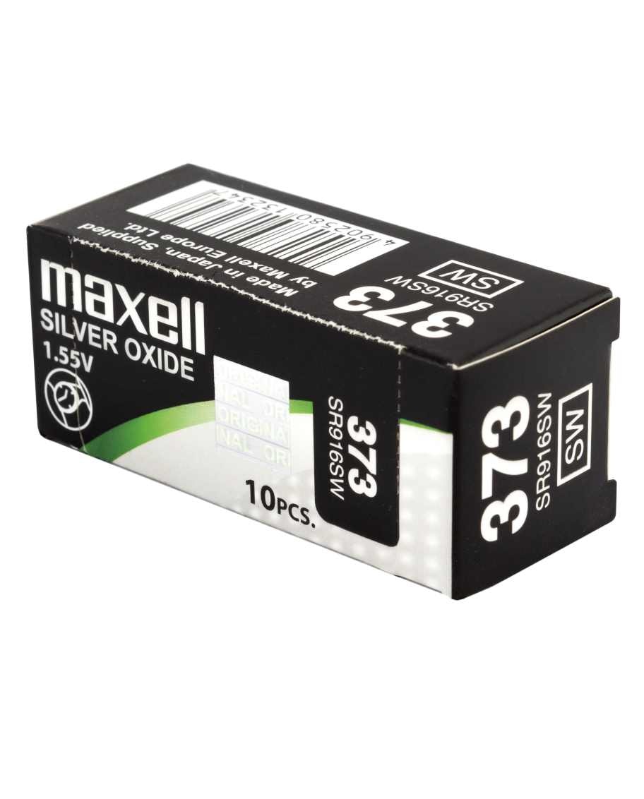 Maxell Sr916sw Pack de 10 pilas 373 38946 micropila alkalina sr0916sw mxl multicolor para reloj 18290300