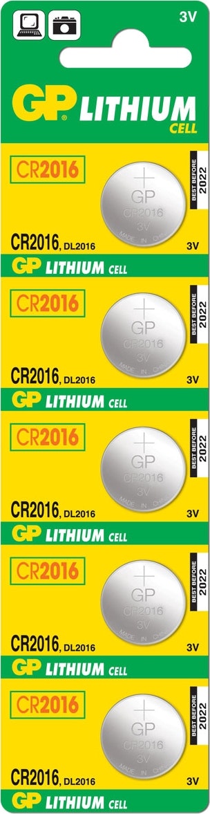 GP Batteries GP Batteries Lithium Cell CR2016 Single-use batter
