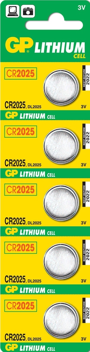 GP Batteries GP Batteries Lithium Cell CR2025 Single-use batter