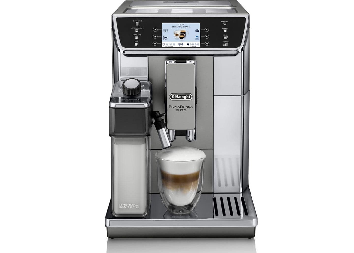 DeLonghi PrimaDonna Elite ECAM 650.55.MS Independiente Cafetera combinada 2 L Totalmente automática