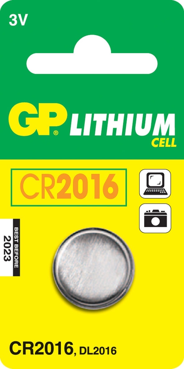 GP Batteries GP Batteries Lithium Cell CR2016 Single-use batter