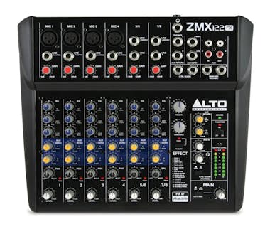 Generica Alto ZMX122FX mezclador DJ 8 canales 20 - 22000 Hz