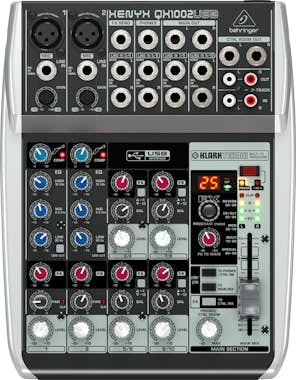 Behringer Behringer QX1002USB mezclador DJ 10 canales Negro