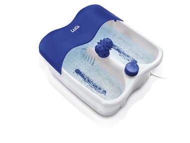Generica Laica Pc1017 masajeador azul blanco de pies pc101 hidromasaje color y mantiene el agua caliente incluye giratorio nodos. para tapa antisalpicaduras