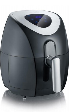 Severin FR 2430 freidora Freidora de aire caliente 3,2 L Solo Negro, Acero inoxidable Independiente 1500 W