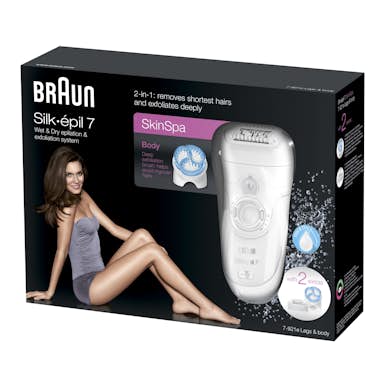 Braun Braun Silk-épil 7 SkinSpa 7-921e Blanco 40 pinzas