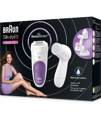 Braun Braun Silk-épil 5 5/870 SensoSmart Púrpura, Blanco