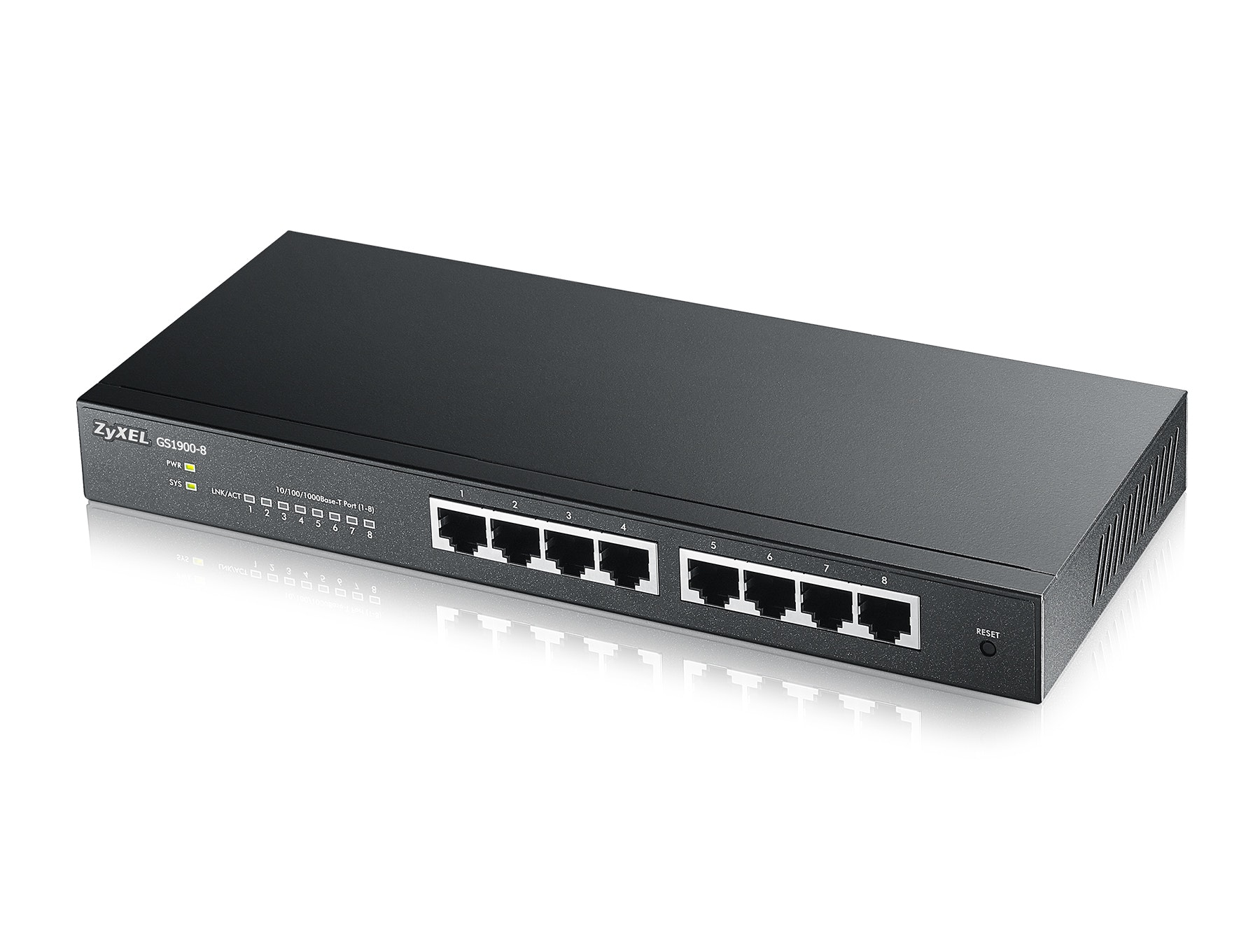 ZyXEL Zyxel GS1900-8 Gestionado L2 Gigabit Ethernet (10/