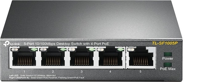 TP-Link TP-LINK TL-SF1005P switch No administrado Fast Eth