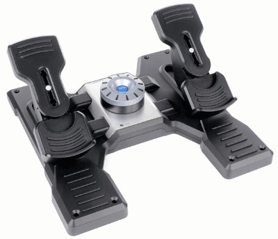 Logitech Pro Flight Rudder Pedals Simulador de Vuelo