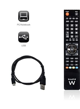 Ewent Ewent EW1570 mando a distancia DTT, DVD/Blu-ray, P
