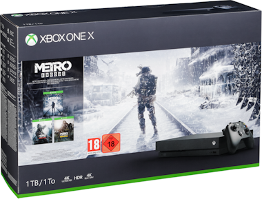 Microsoft Xbox One X 1TB + Metro Saga Bundle