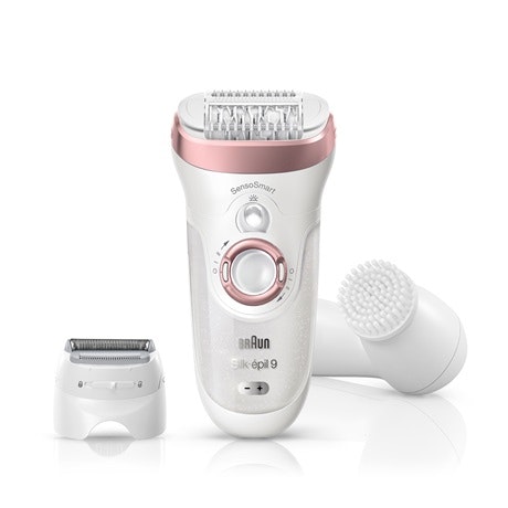 Braun Silk-épil 9 SensoSmart 9/880 Oro rosa, Blanco 40 pinzas