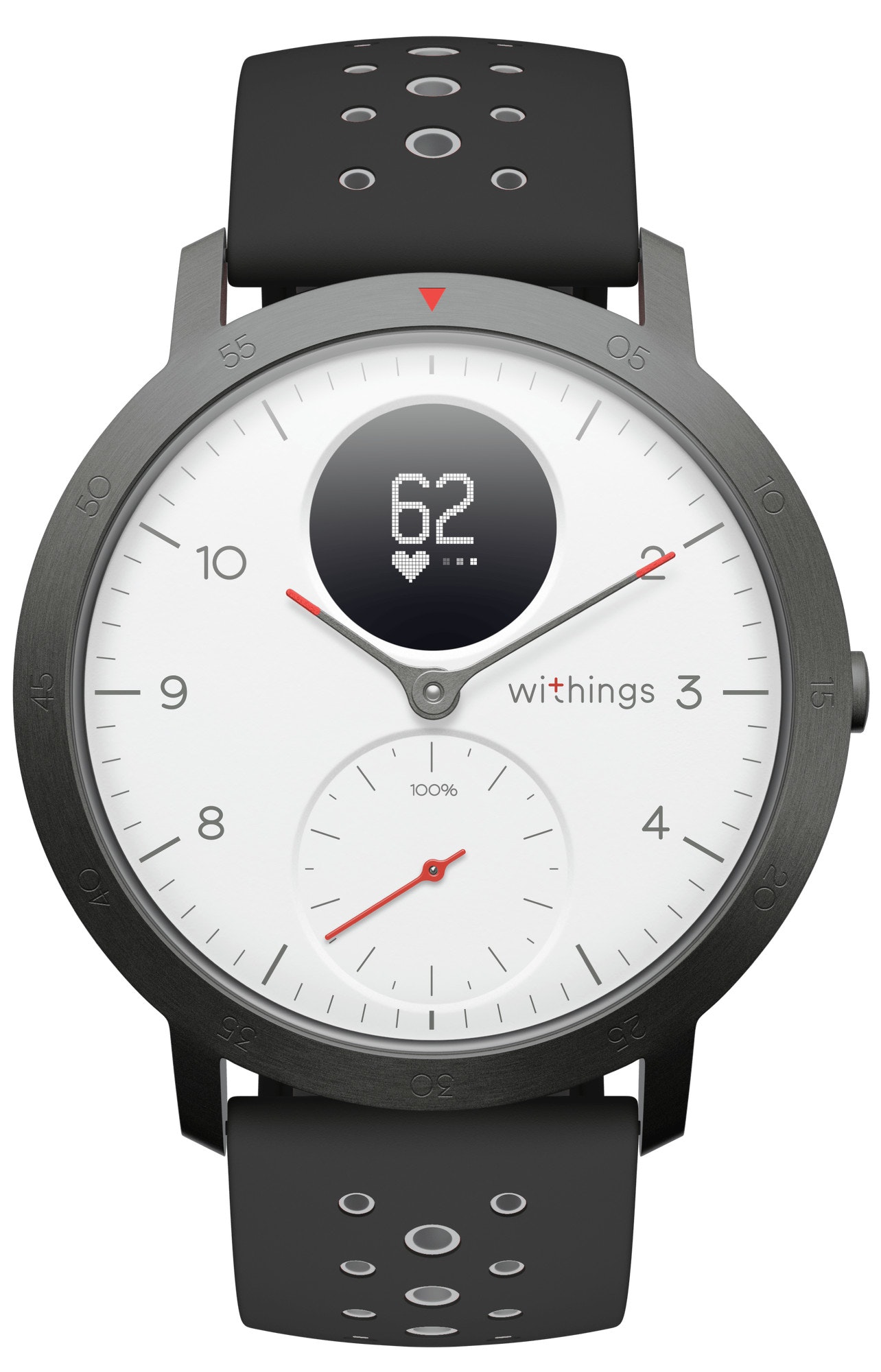 Withings Steel HR Sport reloj inteligente Blanco Analógica GPS (satélite)