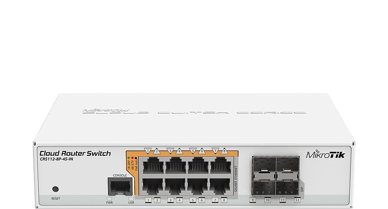 Mikrotik Mikrotik CRS112-8P-4S-IN switch Gigabit Ethernet (