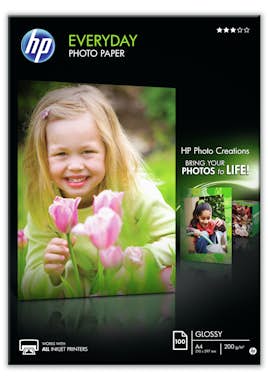 HP HP Q2510A papel fotográfico Negro, Azul, Blanco A4