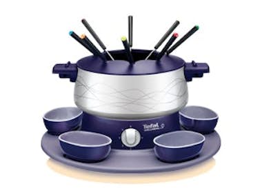 Tefal Simply Invent ef351412 fondue con accesorios 800 recubrimiento antiadherentetermoplástico violeta simplemente fabricante de azul ef3514 gourmet