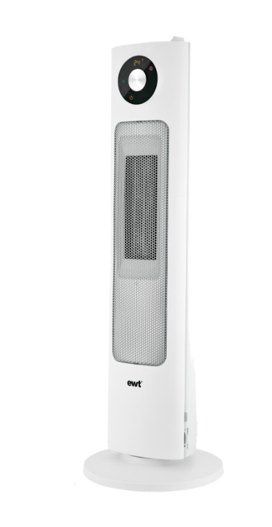 Ewt Cerah20 Calefactor de y humidificador columna 2 en 1 color blanco convector h20 2000 w