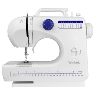 Weasy Sw45 De coser winkel 12 puntadas con led para iluminar blanco y azul 30 x 11 26 cm