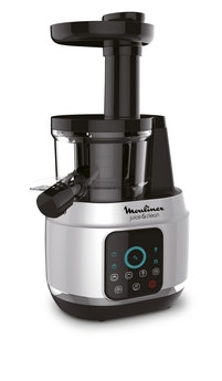 Moulinex ZU420E10 exprimidor Exprimidor lenta Aluminio, Negro 150 W