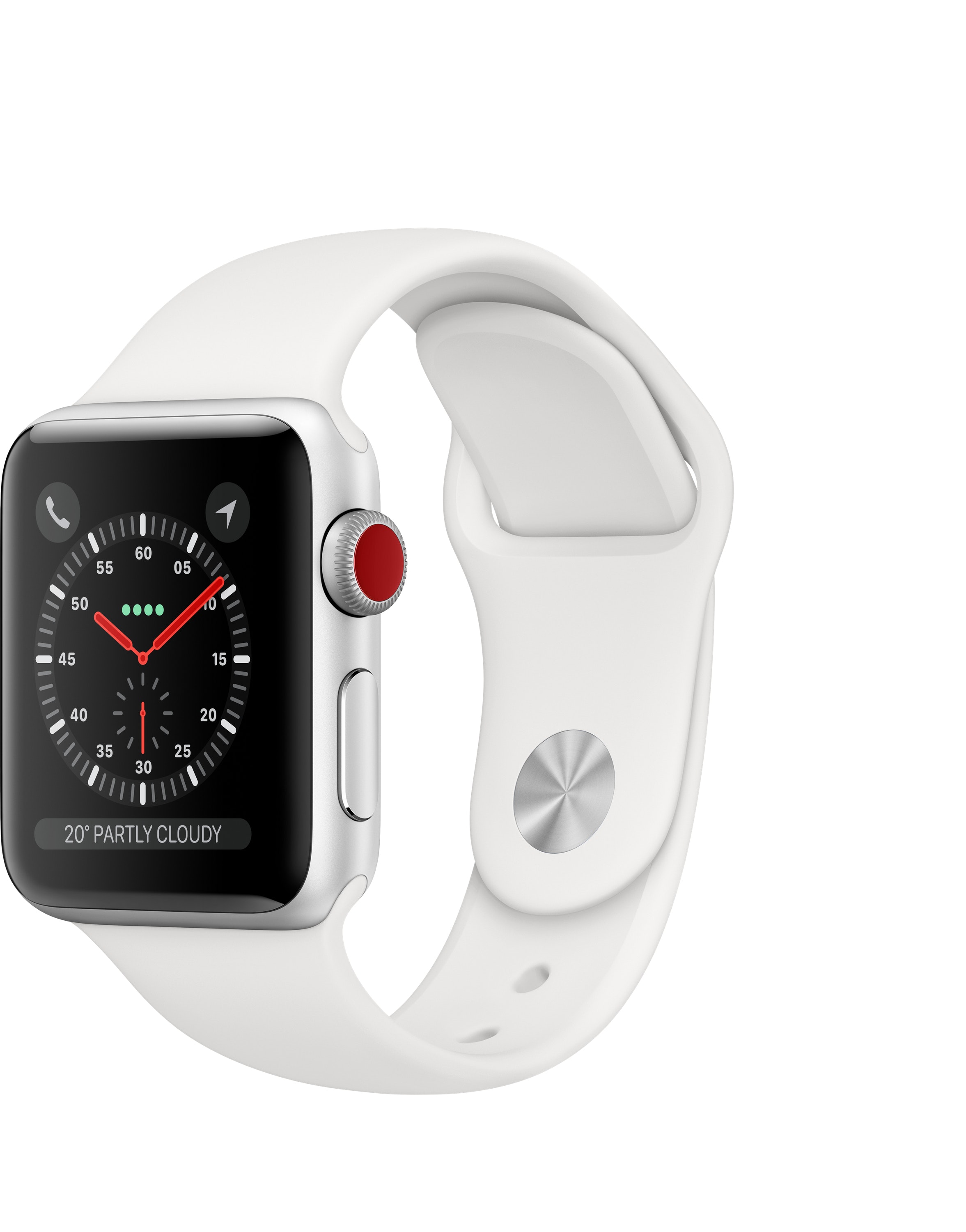 Apple Apple Watch Series 3 reloj inteligente Plata OLED