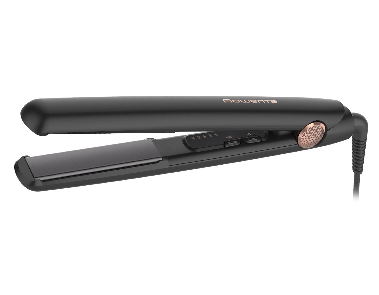 Rowenta Fashion Stylist SF8210PA Utensilio de peinado Plancha de pelo Caliente Negro, Latón